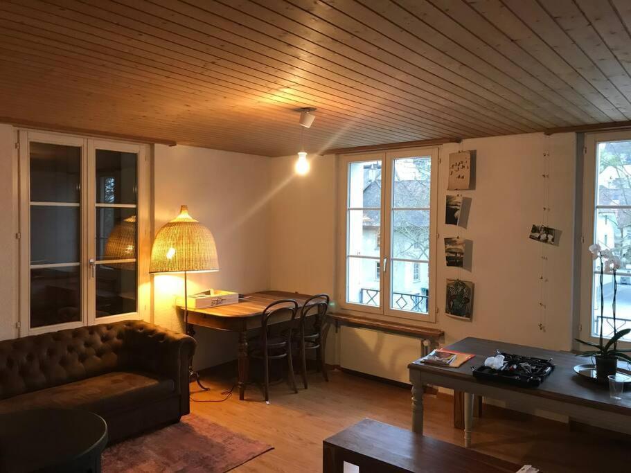 Simple Flat 72 M2 In The Centre Of Burgdorf With Private Parking Apartment ภายนอก รูปภาพ